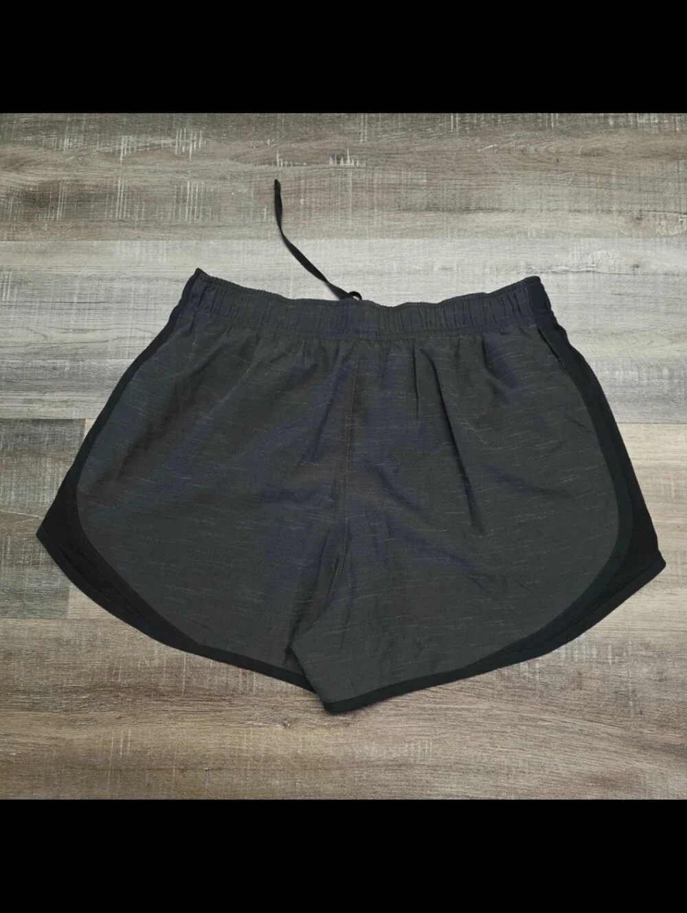 Nike Dri-FIT Women's Running Athletic Shorts Black Gray Lined Size Small